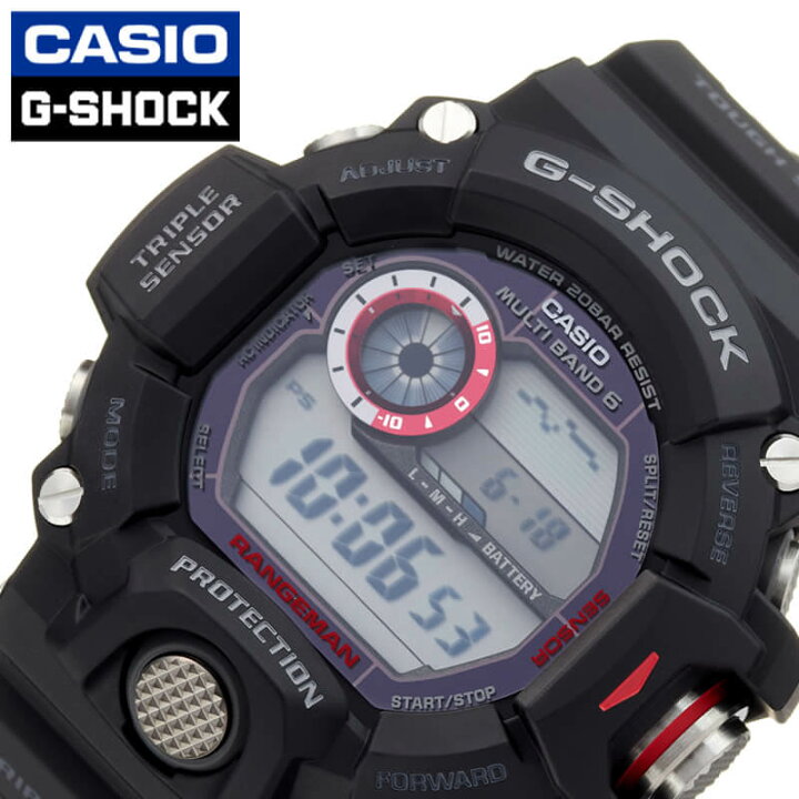 楽天市場 カシオ 腕時計 Casio 時計 カシオ Casio ジー ショック Gショック G Shock Master Of G Rangeman 男性 向け メンズ 電波ソーラー 電波 Gw 9400 1 人気 おすすめ おしゃれ ブランド プレゼント ギフト キャンプ フェス 登山 腕時計ギフトのパピヨン