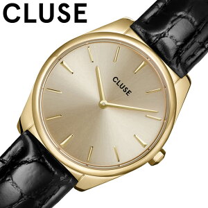 N[X rv CLUSE v tF[`F v` F roce Petite Leather Black Alligator Gold Colour   fB[X CW11209 X^CXg h} lC   uh v[g Mtg