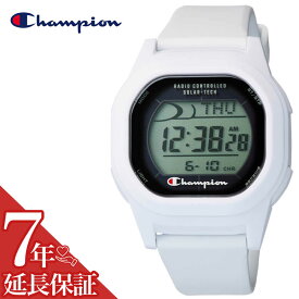 チャンピオン 腕時計 ソーラー 電波 時計 Champion デジタル シチズン CITIZEN ホワイト SOLAR-TECH D00A-001VK [ 電池交換 時刻調整 不要 人気 定番 おすすめ おしゃれ ブランド スポーツ 部活 習い事 学校 恋人 彼氏 彼女 夫 妻 誕生日 記念日 プレゼント ギフト ]