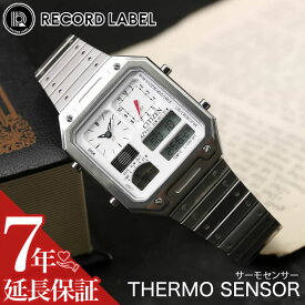 シチズン 腕時計 CITIZEN 時計 レコードレーベル サーモセンサー RECORD LABEL THERMO SENSOR メンズ レディース 男性 女性 ユニセックス レトロ アンティーク カレンダー クォーツ JG2120-65A 人気 おすすめ おしゃれ ブランド プレゼント ギフト 誕生日 記念日