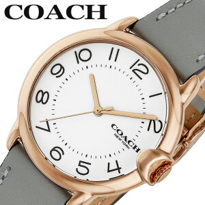 コーチ 腕時計 COACH 時計 アーデン ARDEN レディース 革ベルト レザー グレー 仕事 ビジネス スーツ フォーマル ファツション 上品 誕生日 記念日 お祝い 就活 就職祝い 14503611 人気 定番 おすす