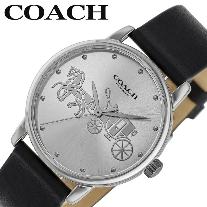 楽天市場】コーチ 腕時計 COACH 時計 グランド GRAND シルバー 