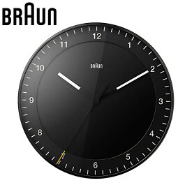ブラウン 掛時計 BRAUN ブラウン掛時計 BC17B クロック ブラウン掛時計 BC17B アナログ掛け時計 WALL CLOCK ブラック クオーツ（静音設計 スイープ運針） 人気 おすすめ おしゃれ ブランド プレゼント ギフト