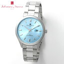 サルバトーレマーラ 腕時計 SalvatoreMarra 時計 サルバトーレマーラ SalvatoreMarra ニュースタンダード ライトブルー 男性 向け メンズ SM24107-SSLBL 人気 おすすめ おしゃれ ブランド プレゼント ギフト