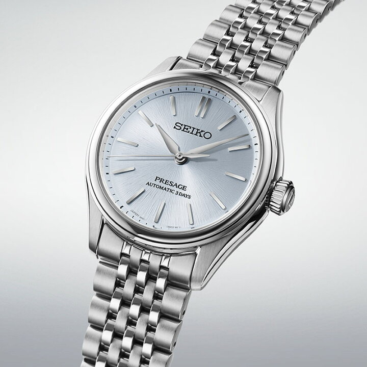 セイコー 腕時計 SEIKO 時計 プレザージュ PRESAGE Classic Series メンズ SARX129 男性 藍白 シルバー 機械式 自動巻き 人気 おすすめ おしゃれ ブランド プレゼント ギフト