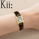 【7月限定 2750円相当ケースプレゼント】 シチズン 腕時計 CITIZEN 時計 キー Kii: レディース ホワイト ソーラー 牛革 レザー ベルト ブラウン シンプル カジュアル かわいい 高級感 華奢 オフィス ファッション 彼女 妻 誕生日 記念日 おしゃれ ブランド プレゼント