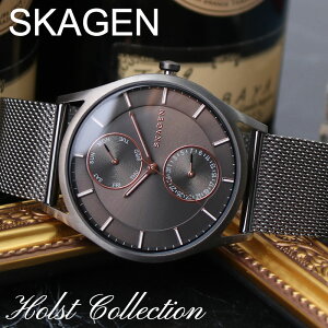 SKAGEN スカーゲン 腕時計 メンズ 時計 ブランド アナログ シンプル メッシュ メッシュベルト 男性 男子 大人 おしゃれ ブラック 日付 曜日 カレンダー 仕事 ビジネス 薄い 薄型 社会人 新社会