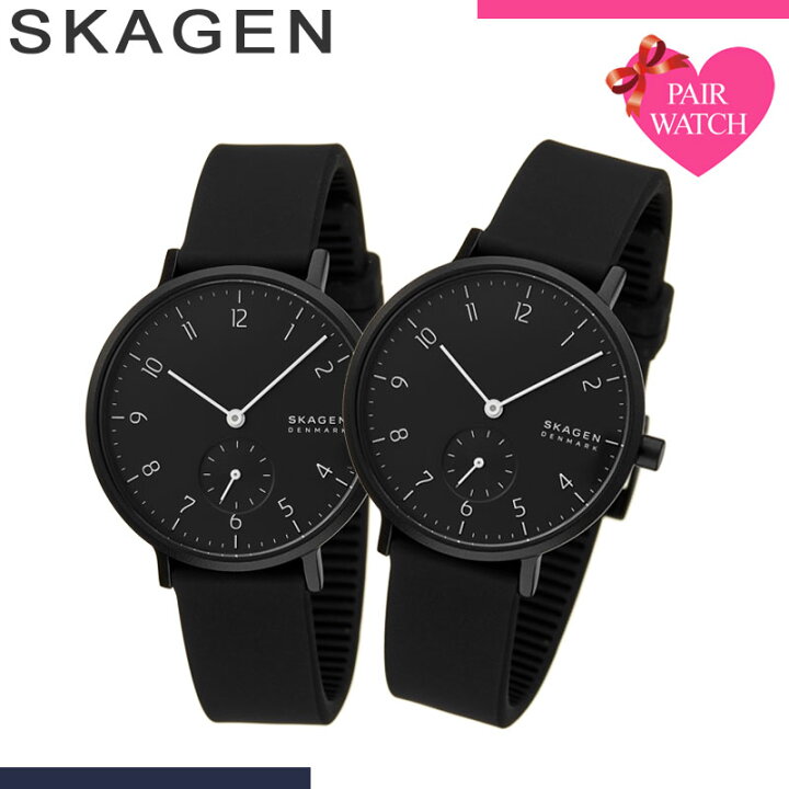 楽天市場 ペア価格 ペアウォッチ スカーゲン 腕時計 Skagen 時計 メンズ レディース 男性 女性 セット 人気 ブランド おすすめ おしゃれ かわいい カジュアル シンプル ペア ウォッチ コーデ お揃い 記念日 誕生日 夫婦 恋人 カップル 彼氏 彼女 シリコン プレゼント