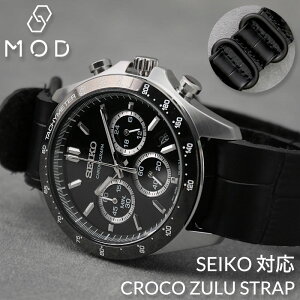 ySEIKO ΉzMOD CROCO ZULU STRAP ZCR[ oh  xg Xsbg SBTR CO ZCR[ ւoh rv ւxg v NATO ^Cv ig[ vxg Natoxg ig[xg voh {
