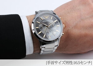 エンポリオアルマーニ腕時計EMPORIOARMANI時計エンポリオアルマーニ時計EMPORIOARMANI腕時計レナートRENATOメンズグレーAR11047エンポリEA人気流行ブランド防水プレゼントギフトステンレスメタルカレンダークロノグラフ送料無料