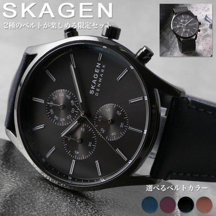 楽天市場】【当店 限定】スカーゲン メンズ 時計 SKAGEN 腕時計 