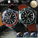 【二種のベルトが楽しめる】サルバトーレマーラ 時計 メンズ 腕時計 ソーラー 電波 電波ソーラー 電波時計 電波受信 機能 男性 向け 父 恋人 彼氏 プレゼント ギフト おすすめ 黒 ブラック 青 文字盤 メタルベルト 革ベルト レザー ソーラー電波 ソーラー電波時計 ビジネス