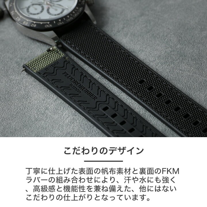 楽天市場】【ロレックス 対応】ROLEX MOD FKM ラバー ストラップ カン 