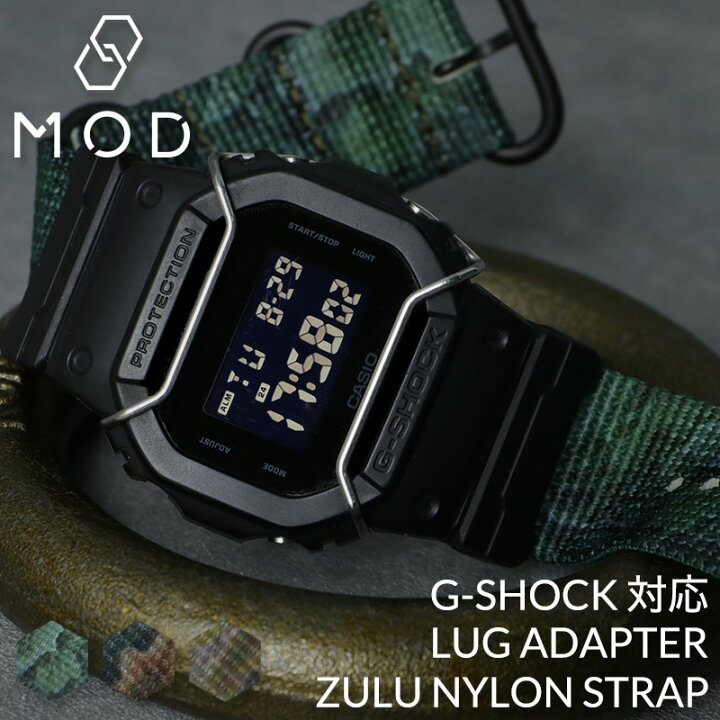 楽天市場】【G-SHOCK 対応 ナイロンベルト】専用 アダプター 付き ZULU 