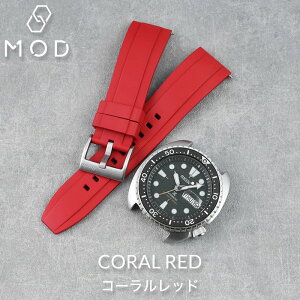 �ySEIKO �Z�C�R�[ �Ή��zMOD FKM RUBBER �I�t�V���A ���o�[ �X�g���b�v ���v ���o�[�x���g �J���� ���O�� 20mm 22mm �x���g �� �r���v �l�C �h�� �o���h ���o�[�o���h ���v�x���g �r���v�x���g �ւ� ��