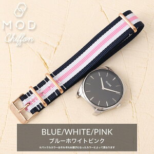 �y�N���[�X CLUSE �Ή��zMOD NYLON STRAP CHIFFON �i�C���� �i�g�[ �X�g���b�v NATO �ւ��x���g �ւ��o���h �����p �i�C�����x���g �V���o�[ ���[�Y�S�[���h �������� �u�����h ���i�� ���{�� �A�E�g�h