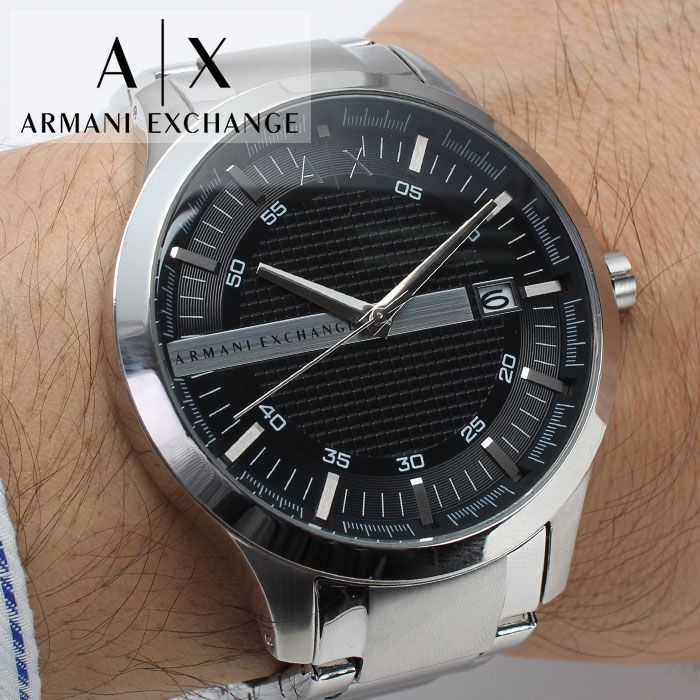 アルマーニエクスチェンジ 時計 ArmaniExchange 腕時計 アルマーニ エクスチェンジ 腕時計 Armani Exchange メンズ 男性  向け シルバー AX2103 夫 旦那 彼氏 人気 高級 ブランド おすすめ シンプル ビジネス スーツ プレゼント ギフト 送料無料 | 