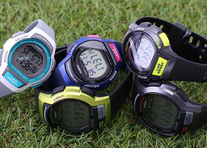 楽天市場 初心者が最初に選ぶランニングウォッチはこれ カシオ スポーツギア 腕時計 Casio 時計 メンズ レディース 男性 女性 用 向け ランニングウォッチ ランニング スポーツ ウォッチ マラソン ジョギング ナイトラン 人気 ブランド 防水 運動 入門 安い 初心者