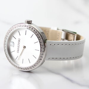 スワロフスキー腕時計Swarovski時計デイタイムDAYTIMEレディース女性向け彼女妻嫁母親母義母白ホワイトシルバー人気かわいいおしゃれお洒落流行高級ラグジュアリーブランドクリスタルスワロスイスシンプルラウンドギフトプレゼント送料無料