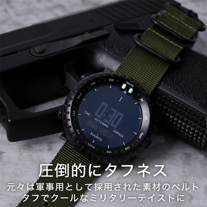 楽天市場】【SUUNTO CORE 専用 ベルト】スント コア オールブラック 
