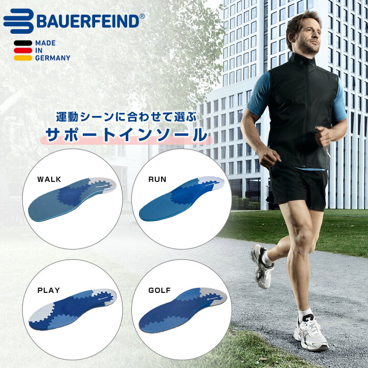 楽天市場】公式【BAUERFEIND】 バウアーファインド スポーツインソール 