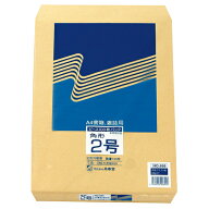 高春堂　ピース　R40再生紙クラフト封筒　角2　85g／m2　695　1パック（100枚）