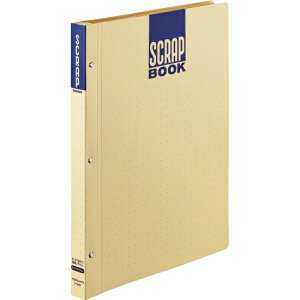 コクヨ スクラップブックD(とじ込み式・ドットガイド入り) A4 中紙28枚 背幅25mm クラフト ラ−D40 1冊