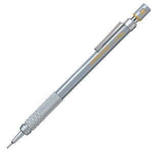 ぺんてる 製図用シャープペンシル グラフギア500 0.9mm (軸色:シルバー) PG519 1本