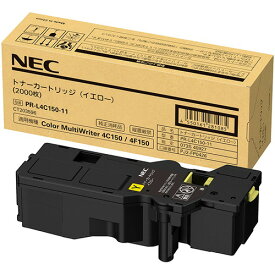 【お取寄せ品】 NEC　トナーカートリッジ　イエロー　PR−L4C150−11　1個 【送料無料】