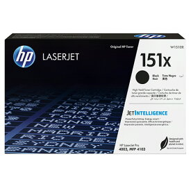 【お取寄せ品】 HP　HP151X　トナーカートリッジ　黒　大容量　W1510X　1個 【送料無料】