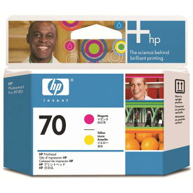 【お取寄せ品】 HP　HP70　プリントヘッド　マゼンタ／イエロー　C9406A　1個 【送料無料】