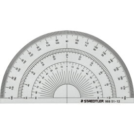 ステッドラー　半円分度器　12cm　968　51－12　1枚