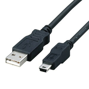 �y����񂹕i�z �G���R���@�t�F���C�g�R�A����USB2�D0�Ή��P�[�u���@�iA�j�I�X�|mini�iB�j�I�X�@�u���b�N�@1�D8m�@USB�|FSM518�@1�{