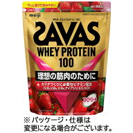 明治　ザバス　ホエイプロテイン100　ストロベリー味　980g　1パック 【送料無料】