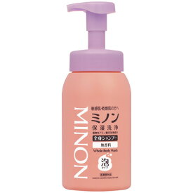 第一三共ヘルスケア　ミノン　全身シャンプー　泡タイプ（しっとりタイプ）　本体　500ml　1本