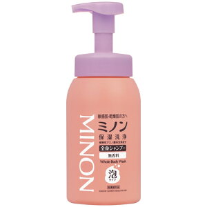 第一三共ヘルスケア ミノン 全身シャンプー 泡タイプ(しっとりタイプ) 本体 500ml 1本
