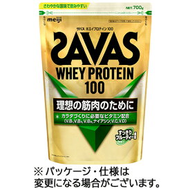 明治　ザバス　ホエイプロテイン100　すっきりフルーティー風味　700g　1パック 【送料無料】
