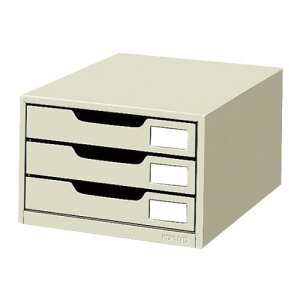 【お取寄せ品】 コクヨ レターケース スチール引き出しタイプ A4タテ 片引3段 ライトグレー LC−3M 1台 【送料無料】