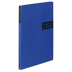 コクヨ　スクラップブックS（スパイラルとじ・固定式）　A4　中紙40枚　背幅20mm　青　ラ－410B　1冊