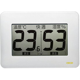 クレセル　超大画面デジタル温湿度計　CR−3000W　1個 【送料無料】