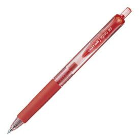 三菱鉛筆　ゲルインクボールペン　ユニボール　シグノ　RT　ノック式　0．38mm　赤　UMN103．15　1本