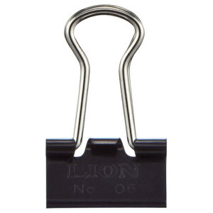 ライオン事務器 バインダークリップ 小小 口幅15mm No.106 1箱(10個)