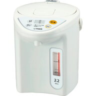 タイガー魔法瓶　マイコン電動ポット　2.2L　ホワイト　PDR−G221W　1台 【送料無料】