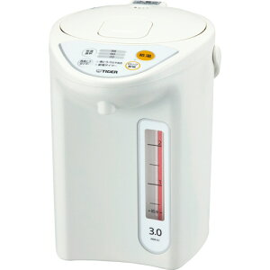 タイガー魔法瓶 マイコン電動ポット 3L ホワイト PDR−G301W 1台 【送料無料】