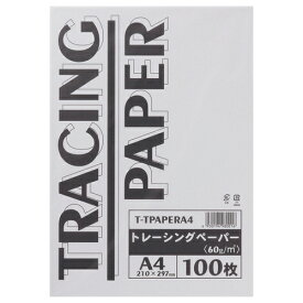 TANOSEE　トレーシングペーパー60g　A4　1パック（100枚）