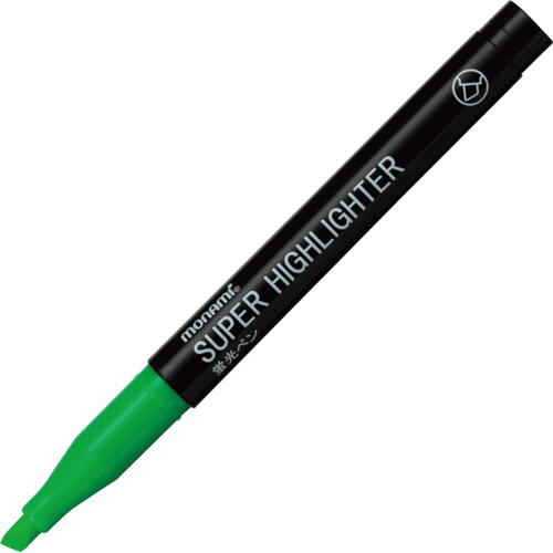 モナミ　蛍光ペン　ＳＵＰＥＲ　ＨＩＧＨＬＩＧＨＴＥＲ　緑　１８４０４　１本