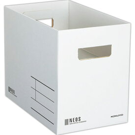 コクヨ　収納ボックス（NEOS）　Mサイズ　ホワイト　A4－NEMB－W　1個