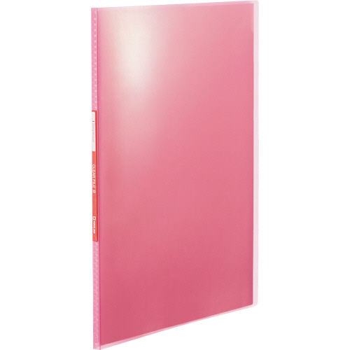 キングジム　シンプリーズ　クリアーファイル（透明）　Ａ４タテ　１０ポケット　背幅１０ｍｍ　ピンク　ＴＨ１８４ＴＳＰＨＰ　１冊