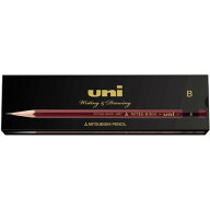 三菱鉛筆　六角事務用鉛筆　ユニK（紙箱）　B　UKNB　1ダース（12本）