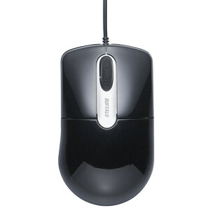 �y����񂹕i�z �o�b�t�@���[�@�L�����w���}�E�X�@�É��@3�{�^���@M�T�C�Y�@�u���b�N�@BSMOU27SMBK�@1��